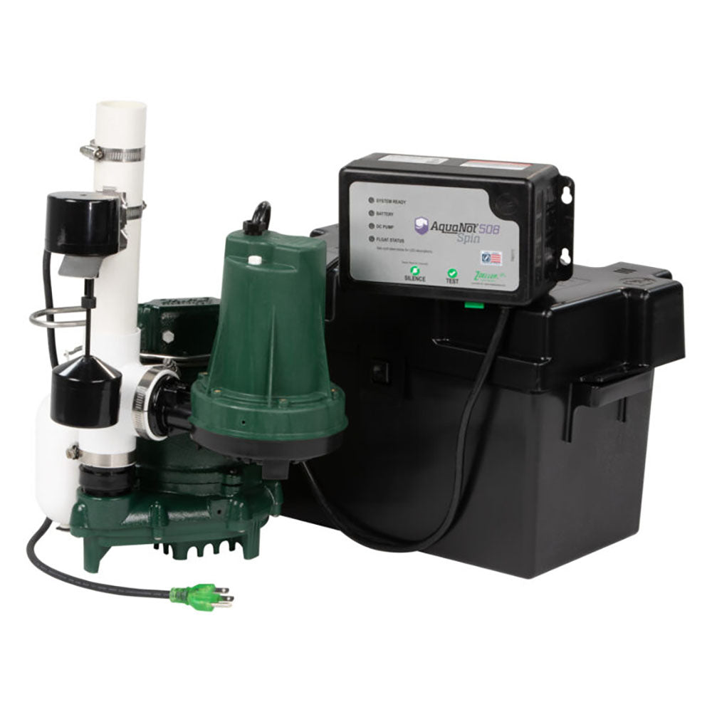 Zoeller Pump Company - 508-0007 - 508 with M98 Preassembled Sys ProPak "Aquanot"/Spin