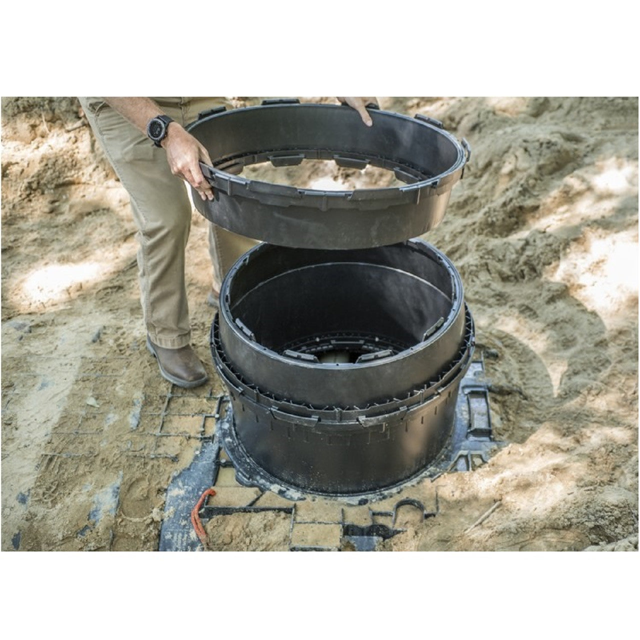Infiltrator - 24"x12" EZsnap Septic Tank Riser - SNAPRIS-B2412
