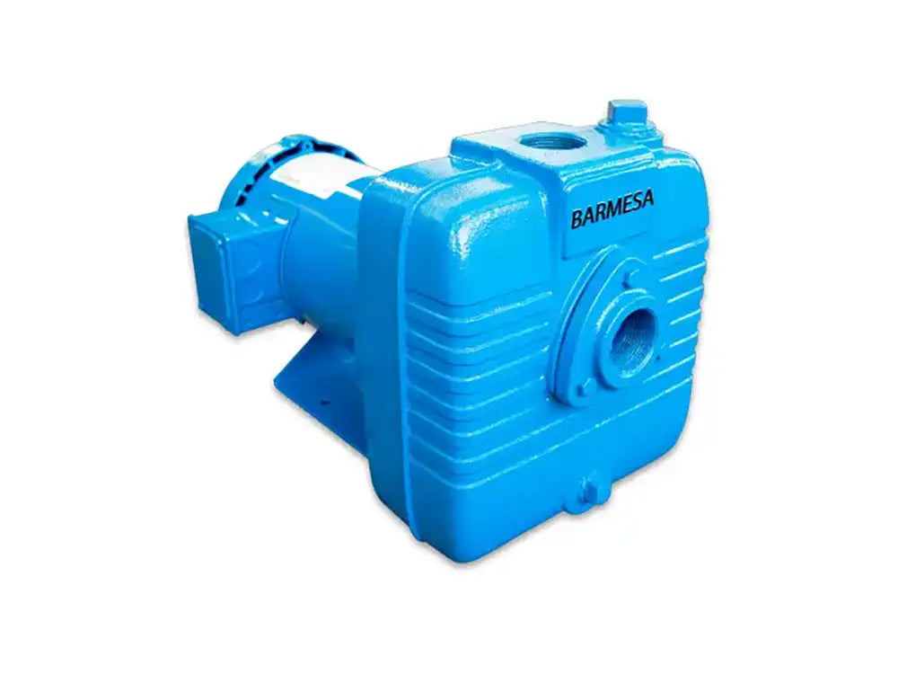 Barmesa Pumps - BSP15CCE3-T - 62030029 - 7.5HP, 3PH, 230/460V, 3" X 3" Cast-Iron Self Priming Close-Coupled Pump w/ TEFC Enclosure