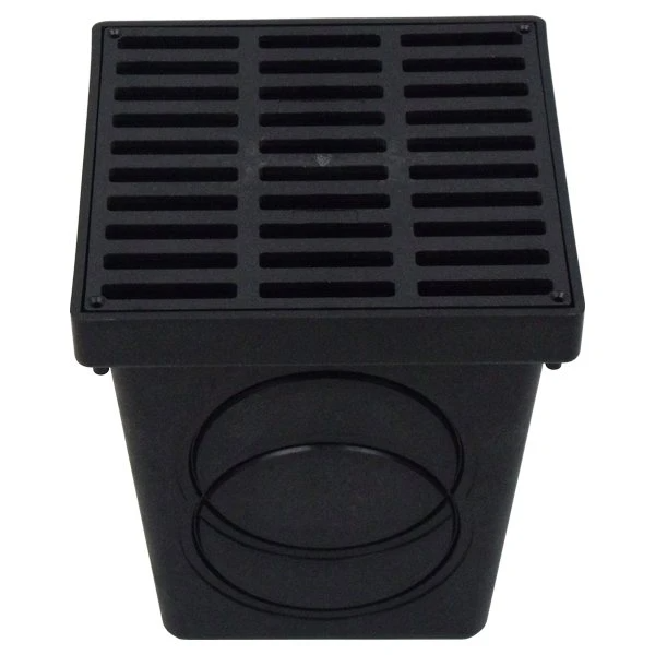 Polylok - 9"x9"x10" Drainage Box w/ Grate - PDB-9KIT