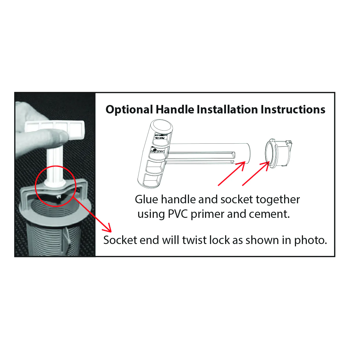 Polylok - Zabel Filter Handle - A1801-HEK