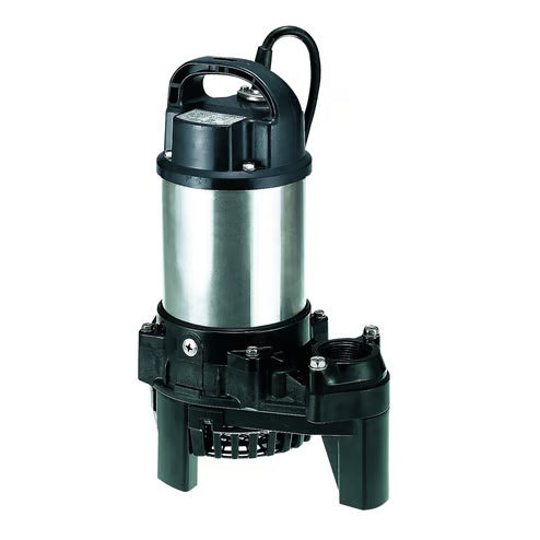 Tsurumi Pump - 50PSF2.75 - 208V/230V/460V, 3PH, 3.2A/3.2A/1.5A, 2" Discharge, 1HP PSF Series 304 Stainless Steel Pump (Manual)