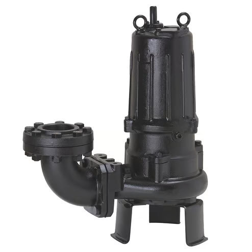 Tsurumi Pump - 80C211 - 208V/230V/460, 3PH, 40.8A/39.2A/19.6A, 3" Discharge, 15HP C Series High-Head Cutter Pump