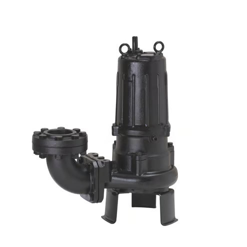 Tsurumi Pump - 80C215 - 230V/460, 3PH, 50.0A/25.0A, 3" Discharge, 20HP C Series High-Head Cutter Pump