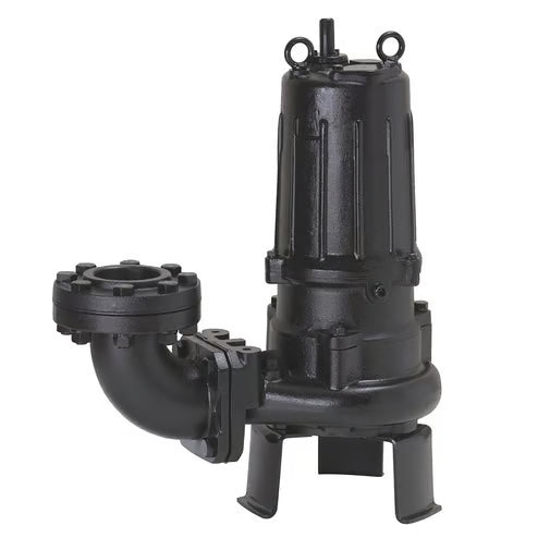 Tsurumi Pump - 80C27.5 - 208V/230V/460, 3PH, 26.9A/25.6A/13.0A, 3" Discharge, 10HP C Series High-Head Cutter Pump