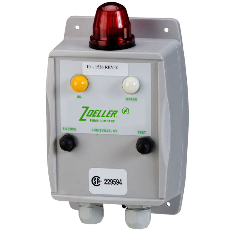 Zoeller Pump Company - 10-1526 - Alarm System,Oil Smart W/Lights & Dry Contacts/20'Cd