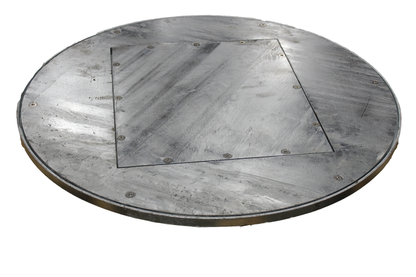 Topp Industries - C42DFA - 1/2" Thick Non-Skid Duplex Fiberglass Cover W/ (1) Access Plate & (1) Blank Inspection Plate