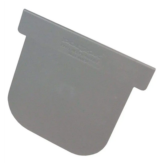 Polylok - Heavy Duty Gray Closed End Cap - PL-90860-CE-GRAY