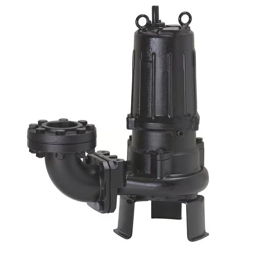Tsurumi Pump - 80C22.2 - 208V/230V/460, 3PH, 10.0A/9.8A/4.9A, 3" Discharge, 3HP C Series High-Head Cutter Pump
