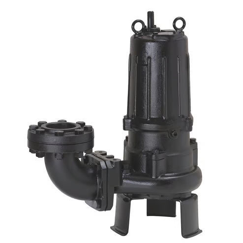 Tsurumi Pump - 80C23.7 - 208V/230V/460, 3PH, 14.4A/13.6A/6.8A, 3" Discharge, 5HP C Series High-Head Cutter Pump