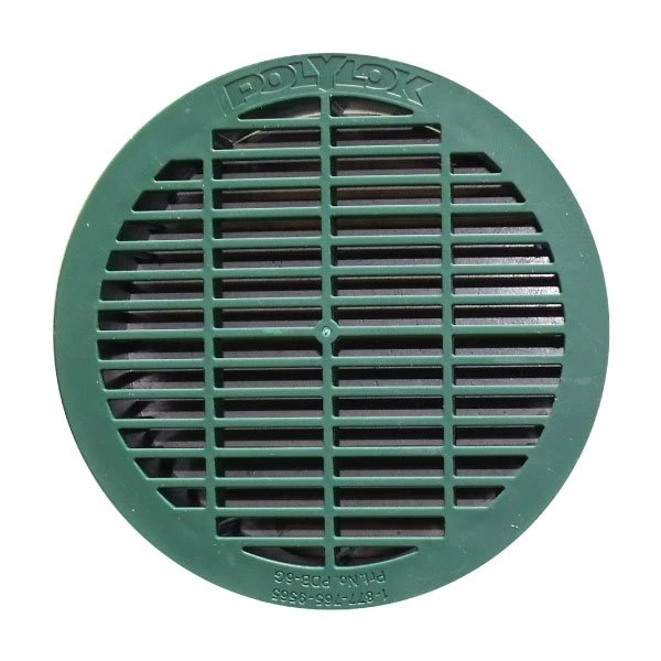 Polylok - 8" Green Grate Cover - PDB-8G-GN