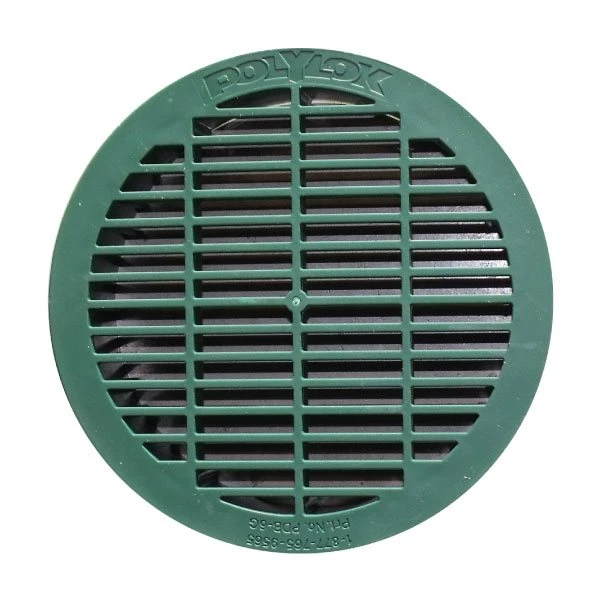 Polylok - 10" Green Grate Cover - PDB-10G-GN