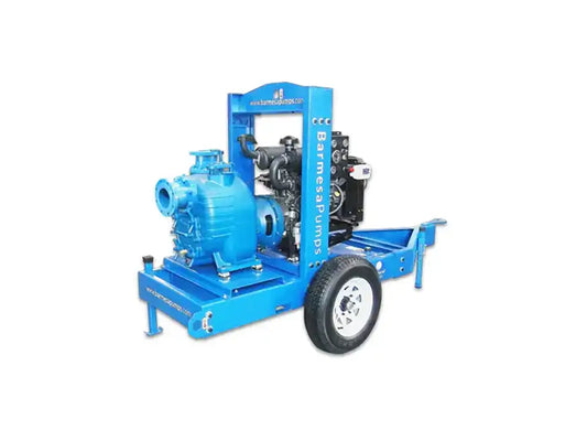 Barmesa Pumps - SH4-4TNV88C - 4" X 4" 45.6HP Yanmar Diesel Engine Driven 3" Solids Handling Pump