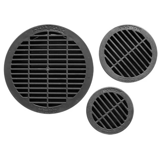 Polylok - 3" Black Grate Cover - PDB-3G-BK