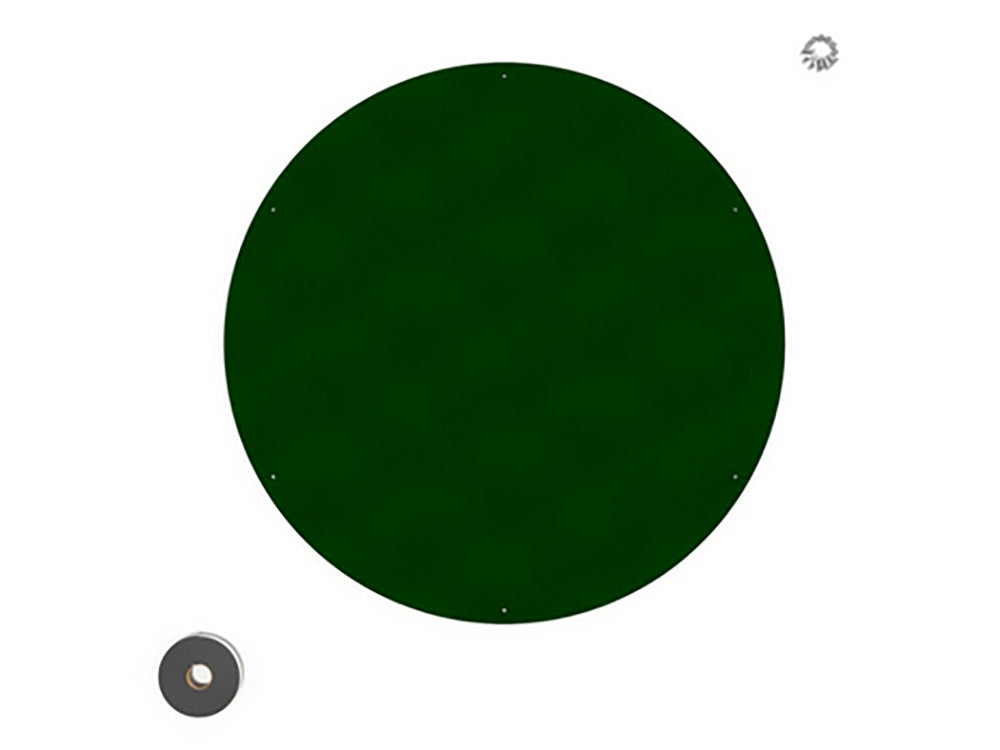 AK Industries - GL-60FSC - 60" Diameter 3/8" Thick Green Fiberblass Basin Cover (Smooth)