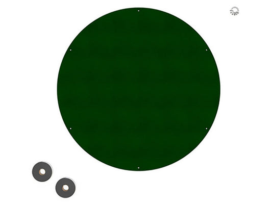 AK Industries - GL-72FSC - 72" Diameter 3/8" Thick Green Fiberblass Basin Cover (Smooth)