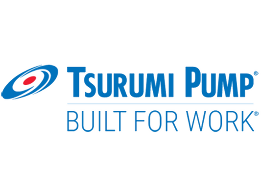 Tsurumi Pump - 80C21.5 - 208V/230V/460, 3PH, 6.2A/5.9A/3.1A, 3" Discharge, 2HP C Series High-Head Cutter Pump